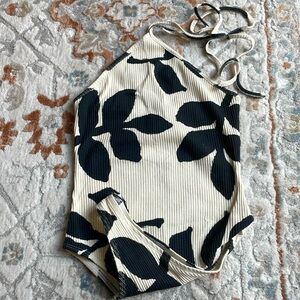 Zara Halter Neck Tie Bodysuit